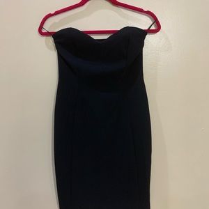 Express strapless dress